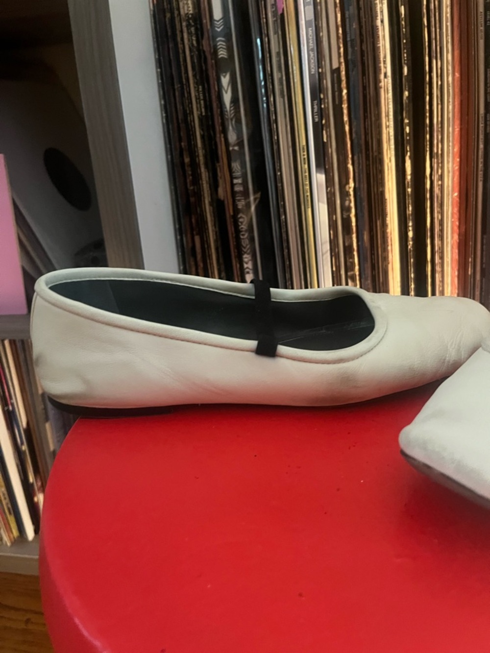 Franco Sarto genuine leather ballet flats white size 9.5 - Picture 6 of 10